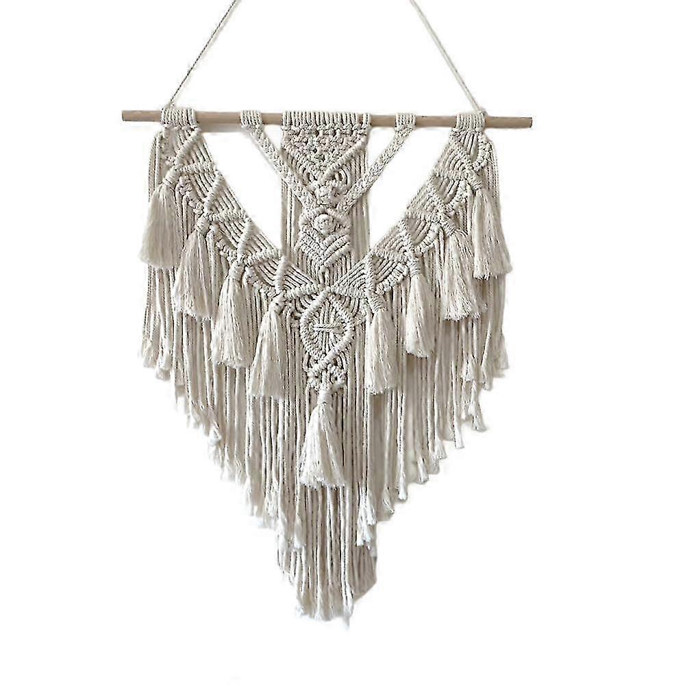 Yatak odası dekoru için Bohem makrome duvar asılı