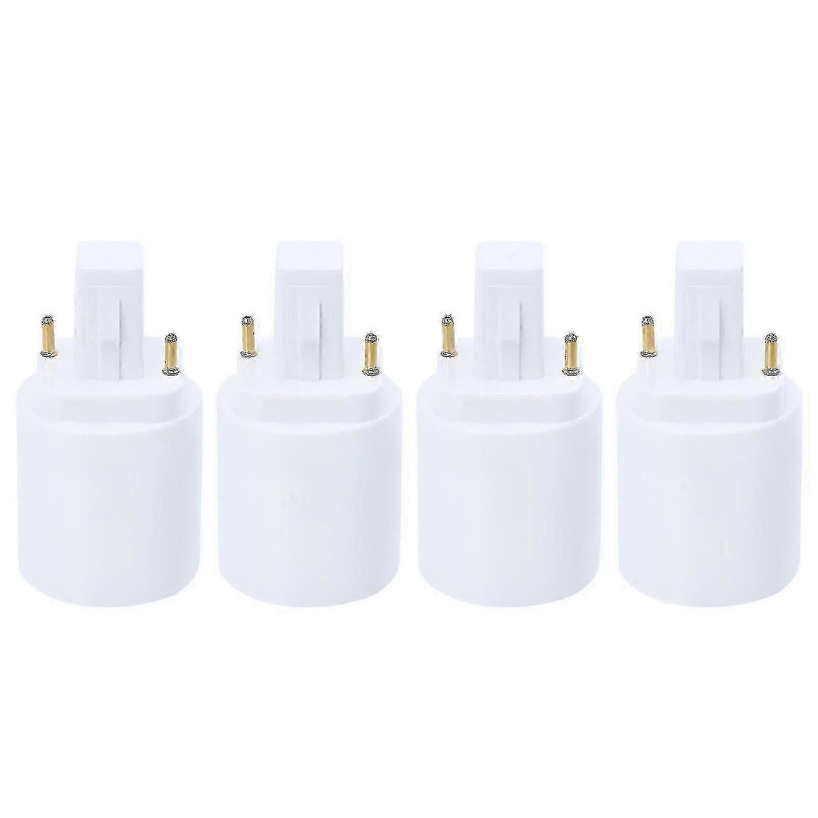 2025 4pcs Professional G24d To E27 2 Pin Light Bulb Socket Adapter Light Holder