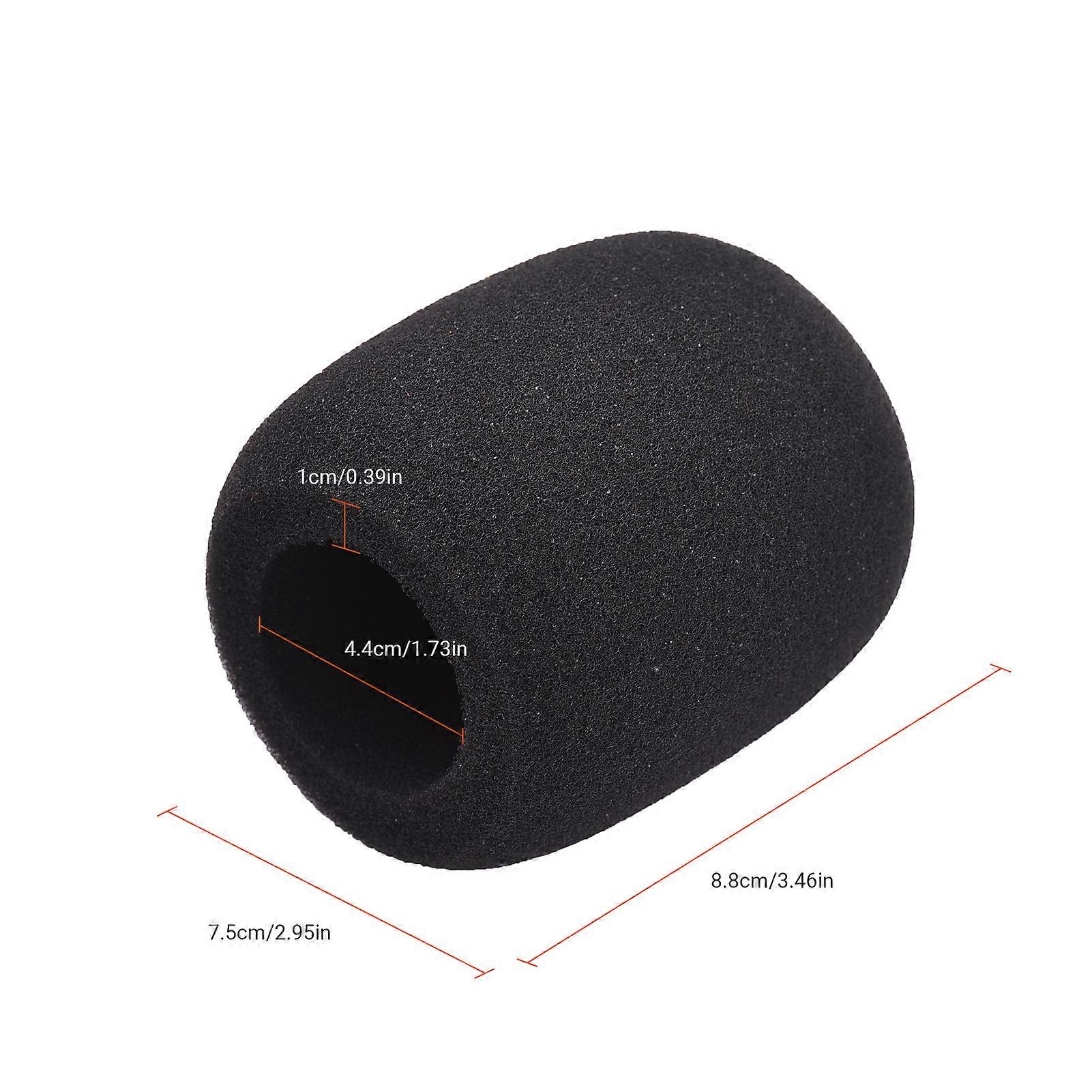 5Pcs Microphone Foam Windshield Windscreen Noise Reduction Sponge Mic Cover for Handheld Condenser Microphone