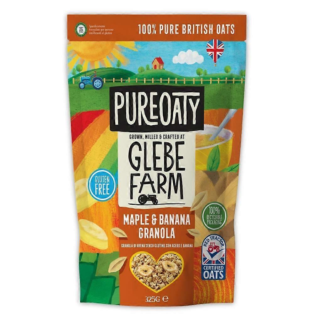 Glebe Farm PureOaty Maple &; Μπανάνα Granola χωρίς γλουτένη 325g