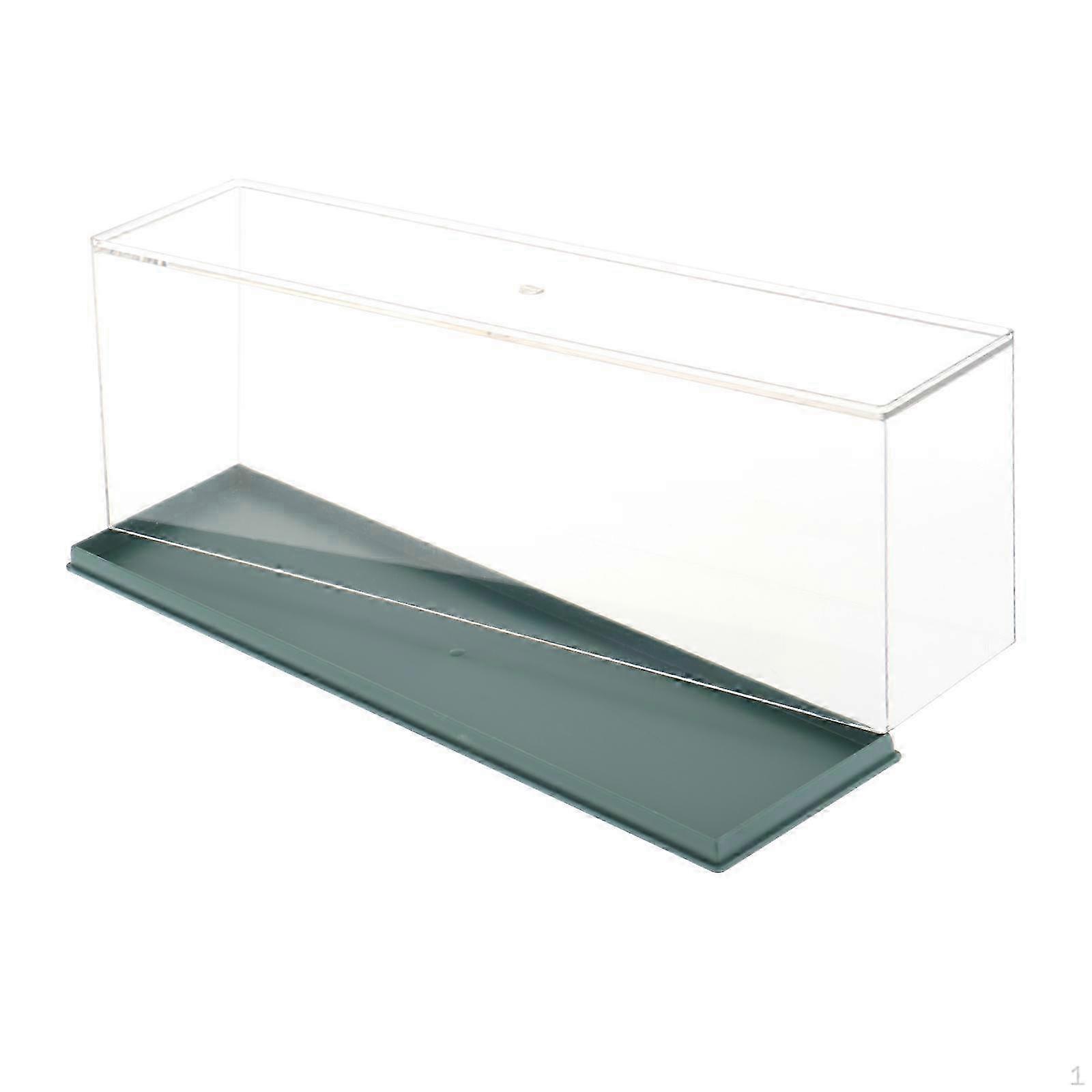 Clear Display Case Figure Storage, Stackable Storage Box, Showing Cabinet for Model