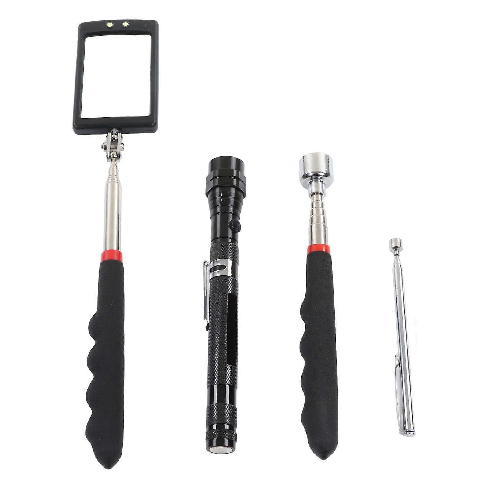 High quality  (YY0005) 4-piece magnetic telescopic pick-up tool kit square 360