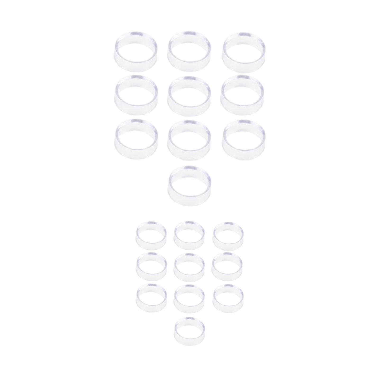 40Pcs Clear Display Stand For Crystal Ball Quartz Stone Sphere Gems Base