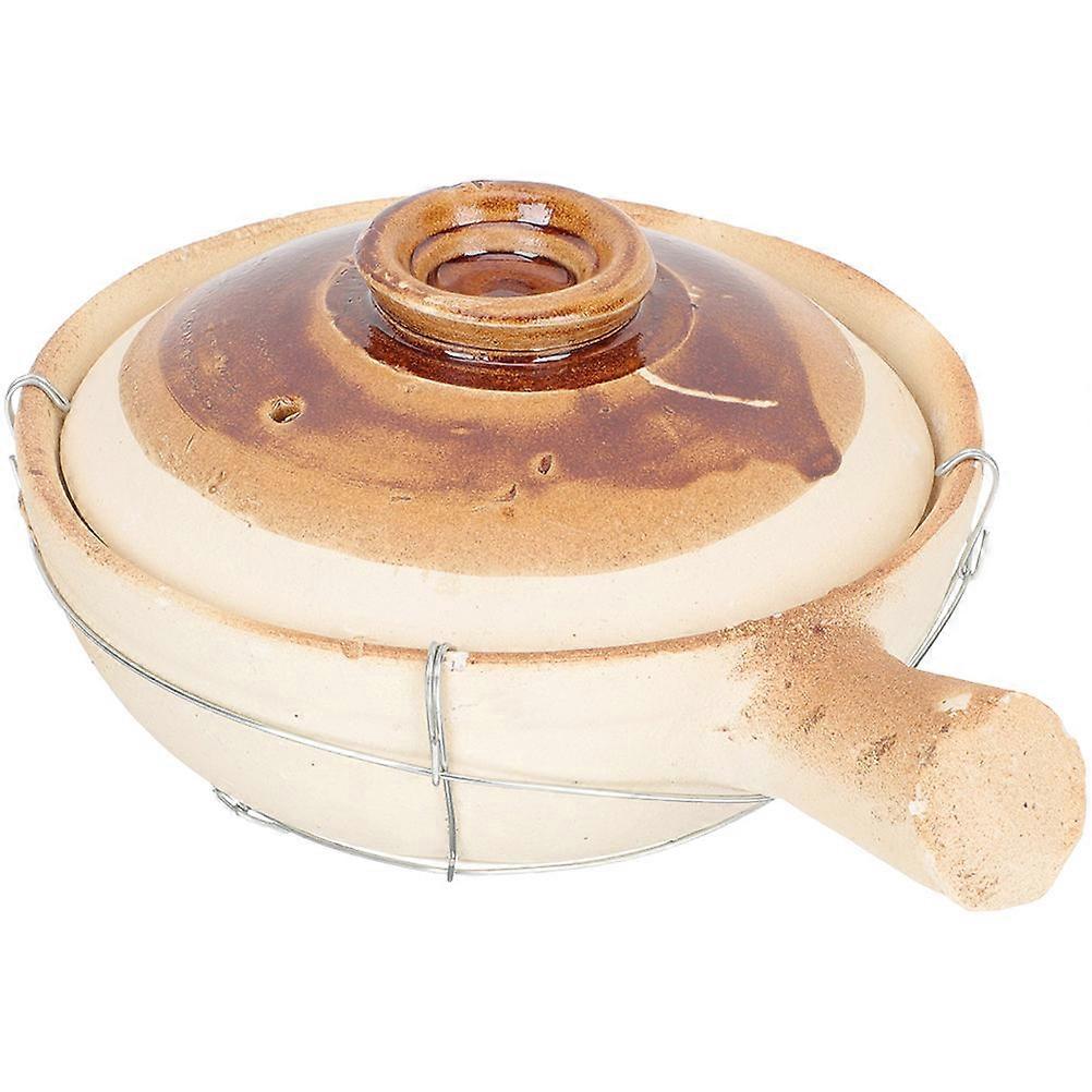 Versatile Hot Pot for Bibimbap and Soups, Featuring a Smooth Non-Irritating Handle