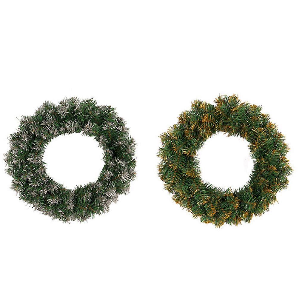 Small Wreaths Pine Wreaths With Bulb Christmas Decoration For Home Party Hosts Wall Door Window 30cm 1Pack