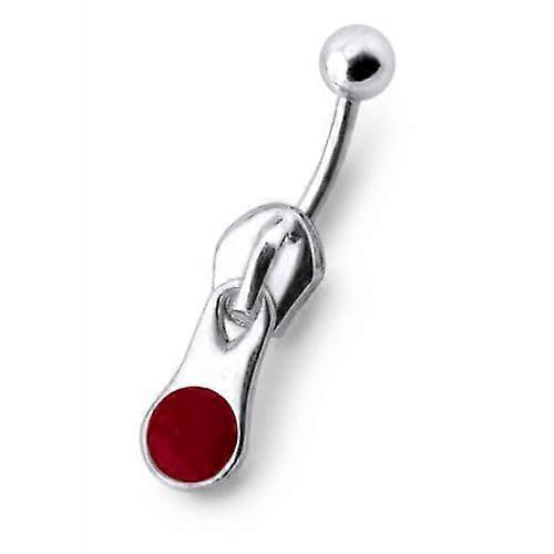 Colourful Rexine Zip Dangling Belly Ring