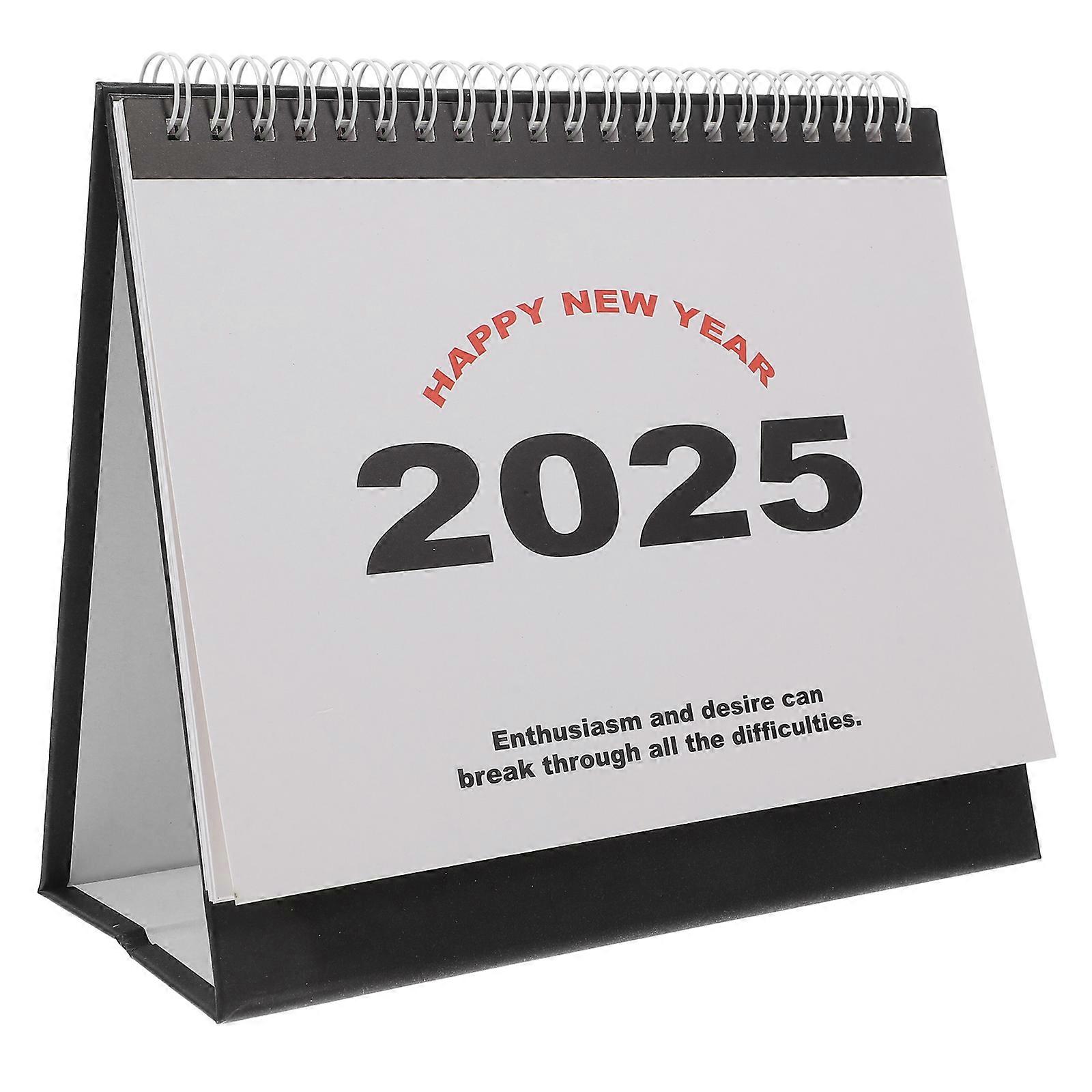 Small Desk Calendar Monthly Planner Time Management Fresh Design 19.00X16.50X8.00CM 1Pcs