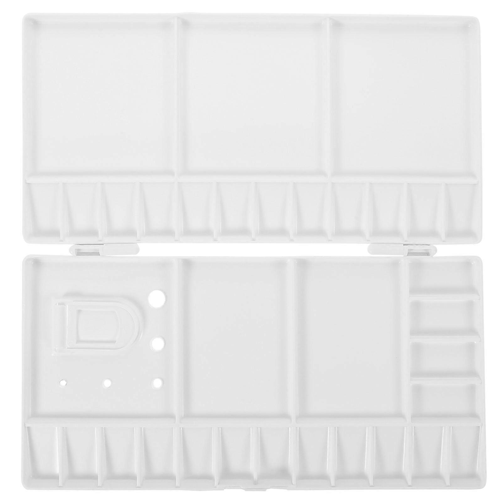 Folding Palette Box with Compartments for Watercolor Painting – Ideal for Artists and Students