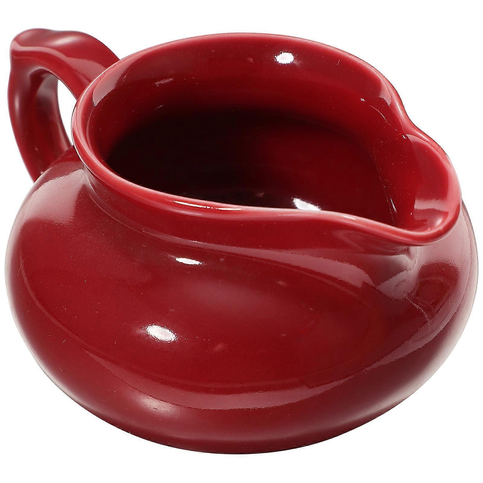 Ceramic Sauce Cup Multi-Function Gravy Boat For Individual Serving 1Set