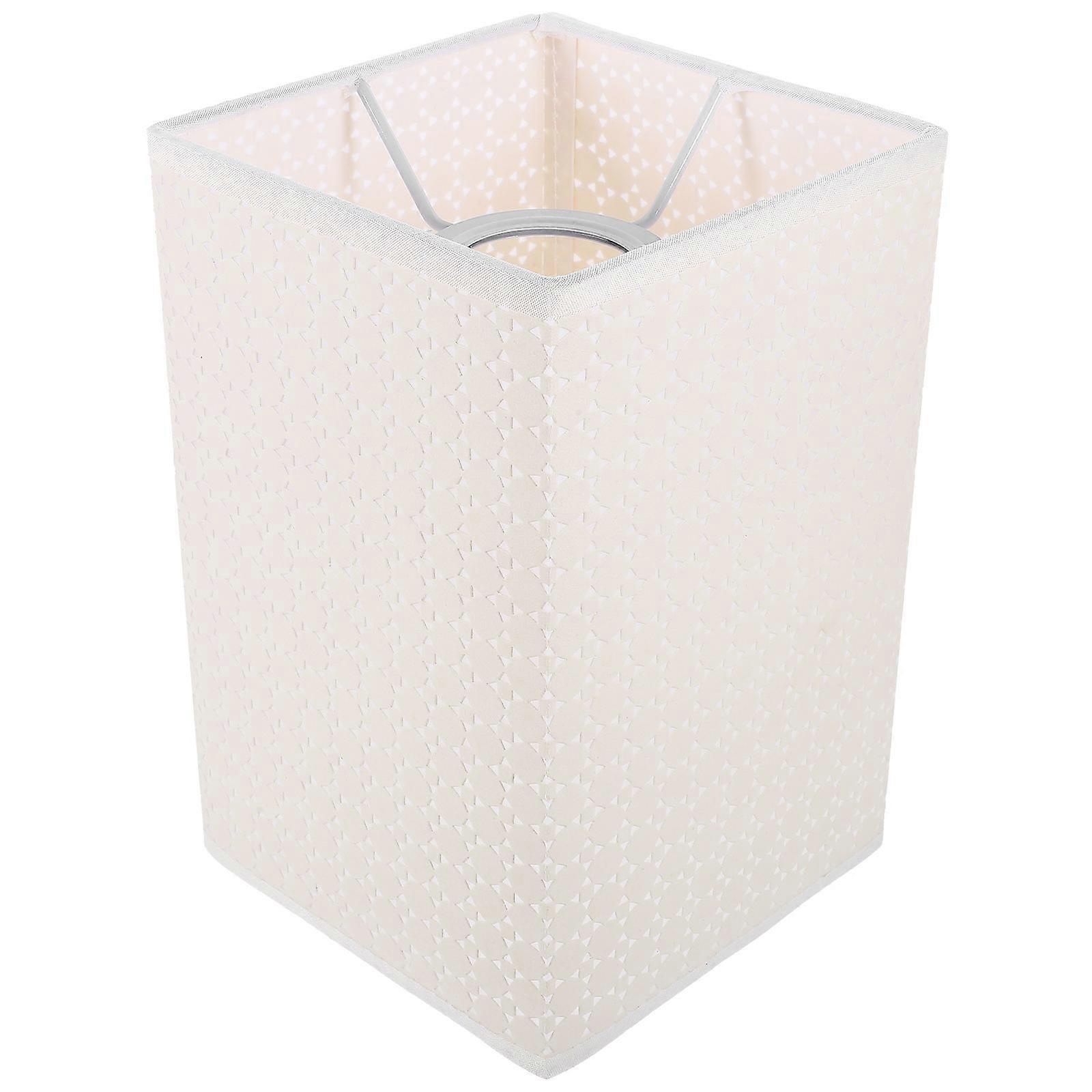 Table Lampshade Formal Living Room Lamp Shade Beige 7.9X5.2X5.2in Soft Lighting 1Pcs