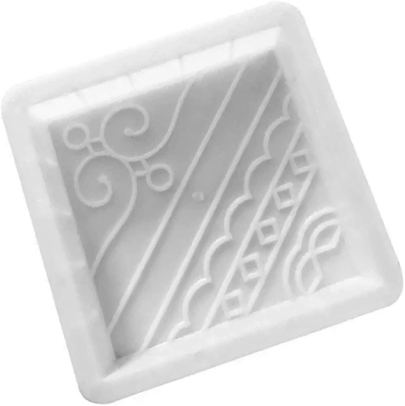 Garden Pavement Mould, Square Concrete Stepping Stone Road Manually Making Paver Diy