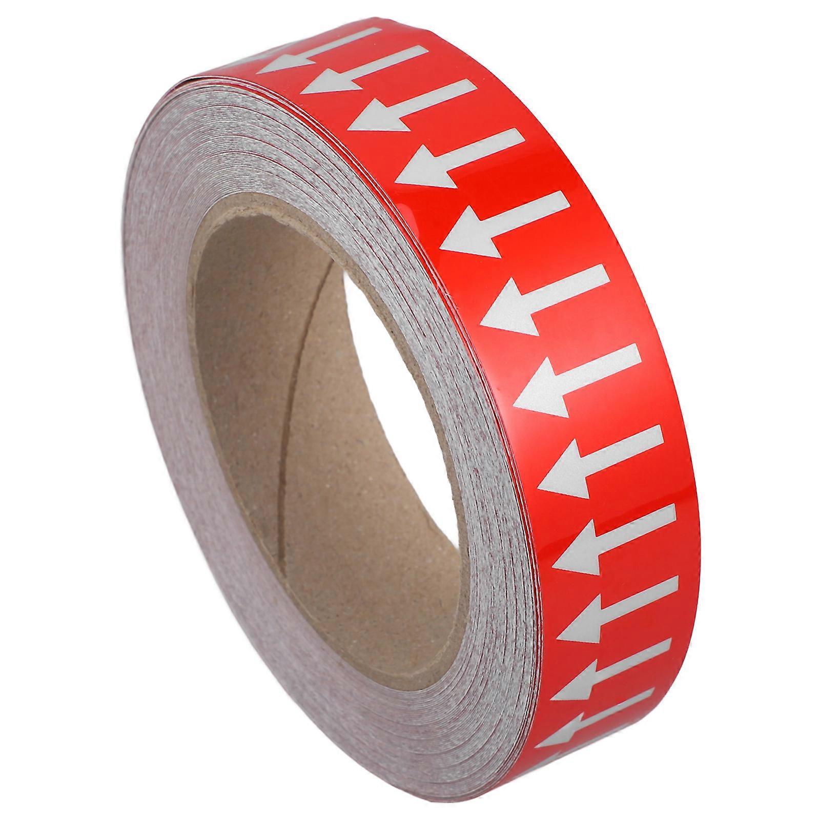 Arrows Sticker Industrial Use Pipes Reflective 2000.00X3.00X0.10CM 1 Roll