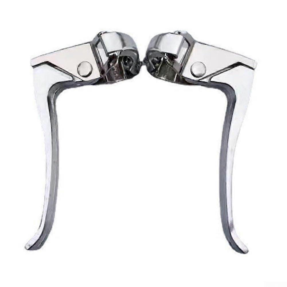 Reliable brake lever set made of alloy for bicycles, designed for 2 2 cm and 2 4 cm handlebars, quick assembly