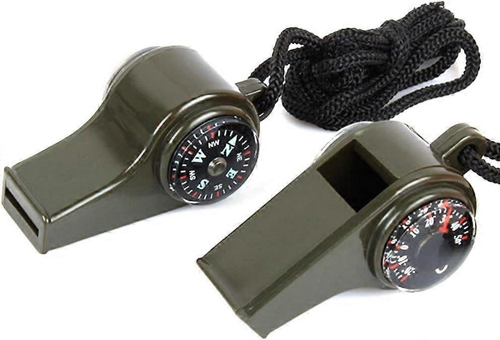 pieces - 3 in 1 Emergency survival whistle - Whistle - Emergency whistle - emergency survival whistle - Alarm whistle - Sports & Referee whistle
