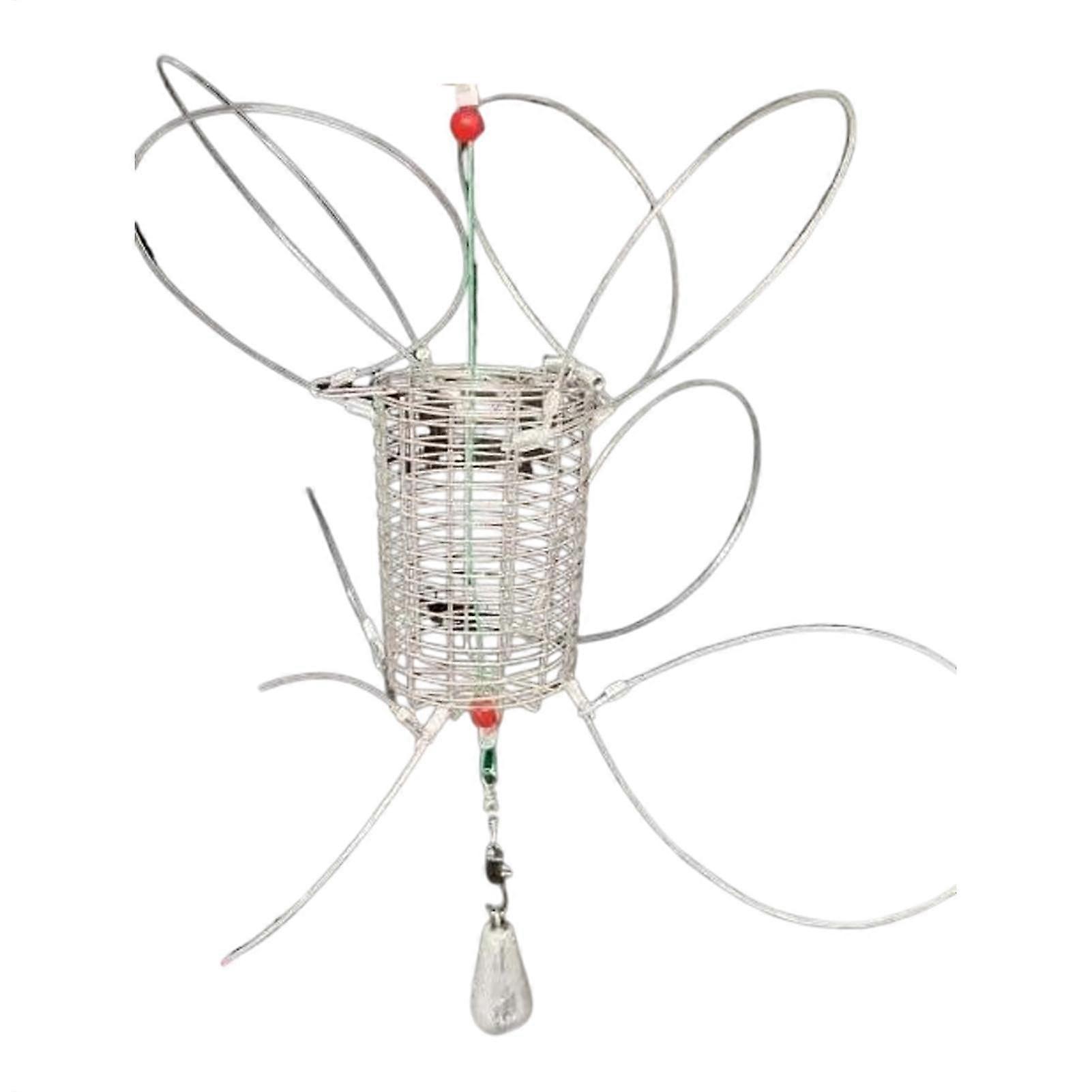 Lobster Trap and Crab Catcher - Portable Fishing Tool Cage for Shrimp, Lobster, and Crab - Ideal for Rivers and Coastal Use