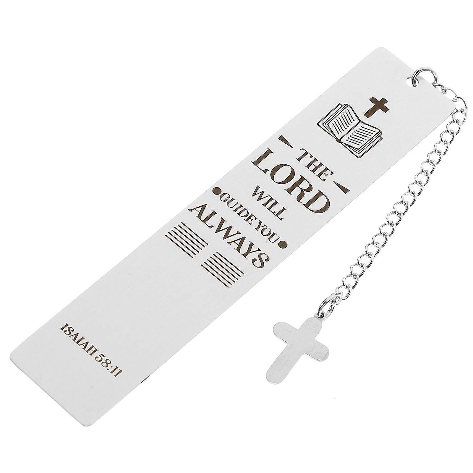 Bookmark For Students Elegant Design Book Decoration Reading Assistant White Rectangle 1Pack