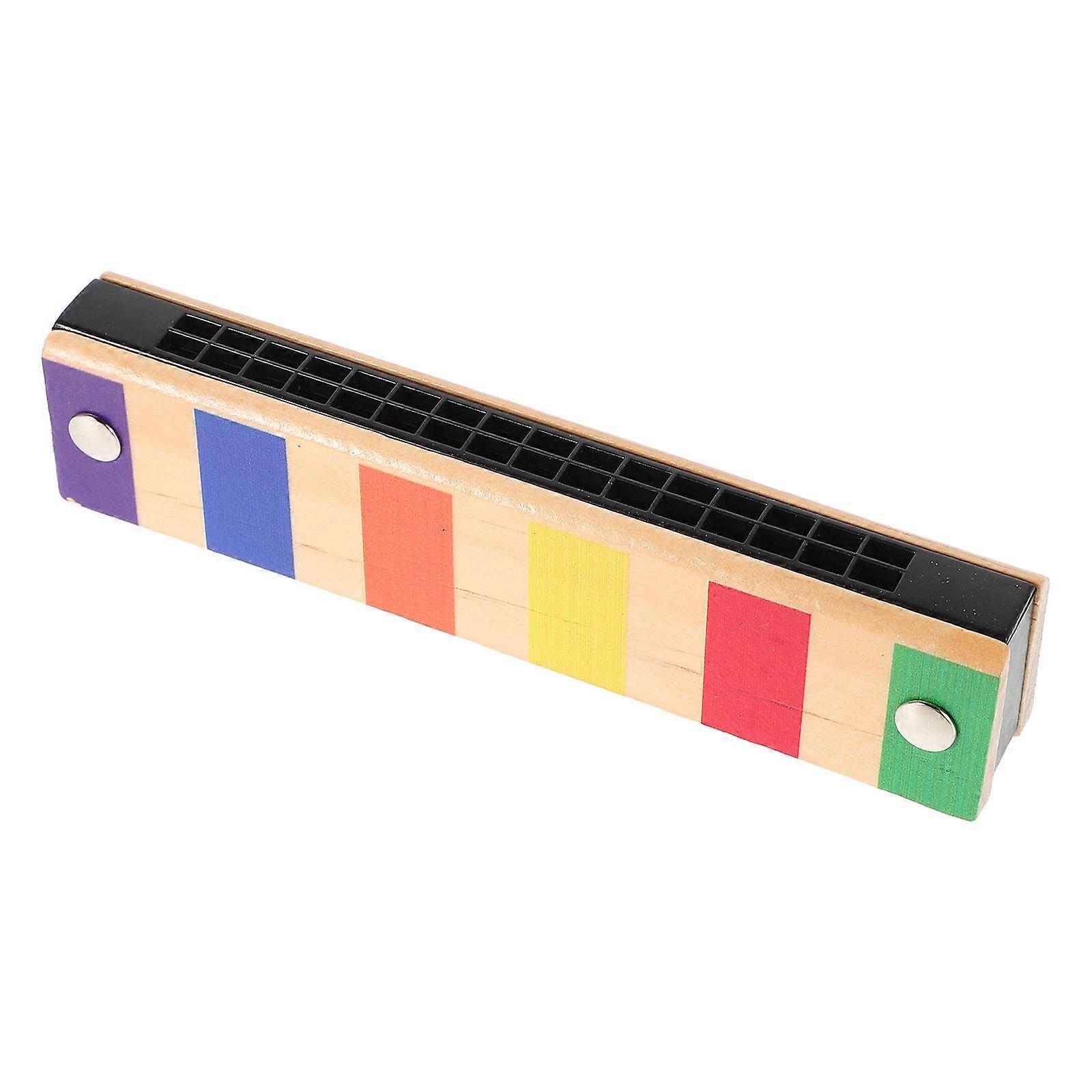 Musical Instrument Harmonica For Kids Beginners Double Row Design Early Music Education 1Set