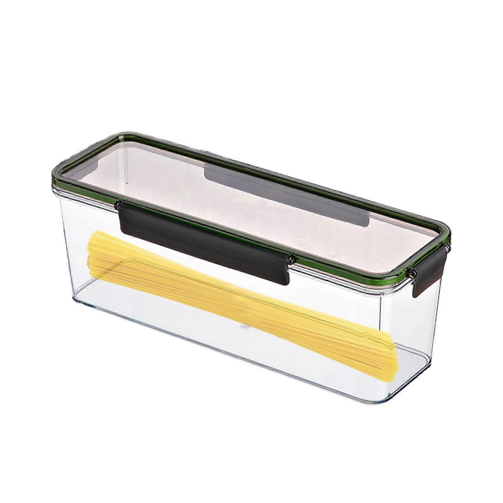 Pasta Container  Airtight Storage Box, Large Capacity with Locking Lid, Multipurpose for Kitchen Cabinet