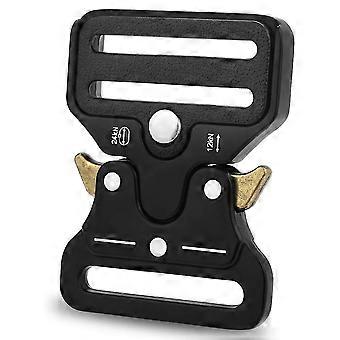 2-Pack-Gürtelschnallen, 1-1/2-Zoll-Metallschnallenclips für Hundehalsband-Hardware, Geschirr, Rucksack, Öse
