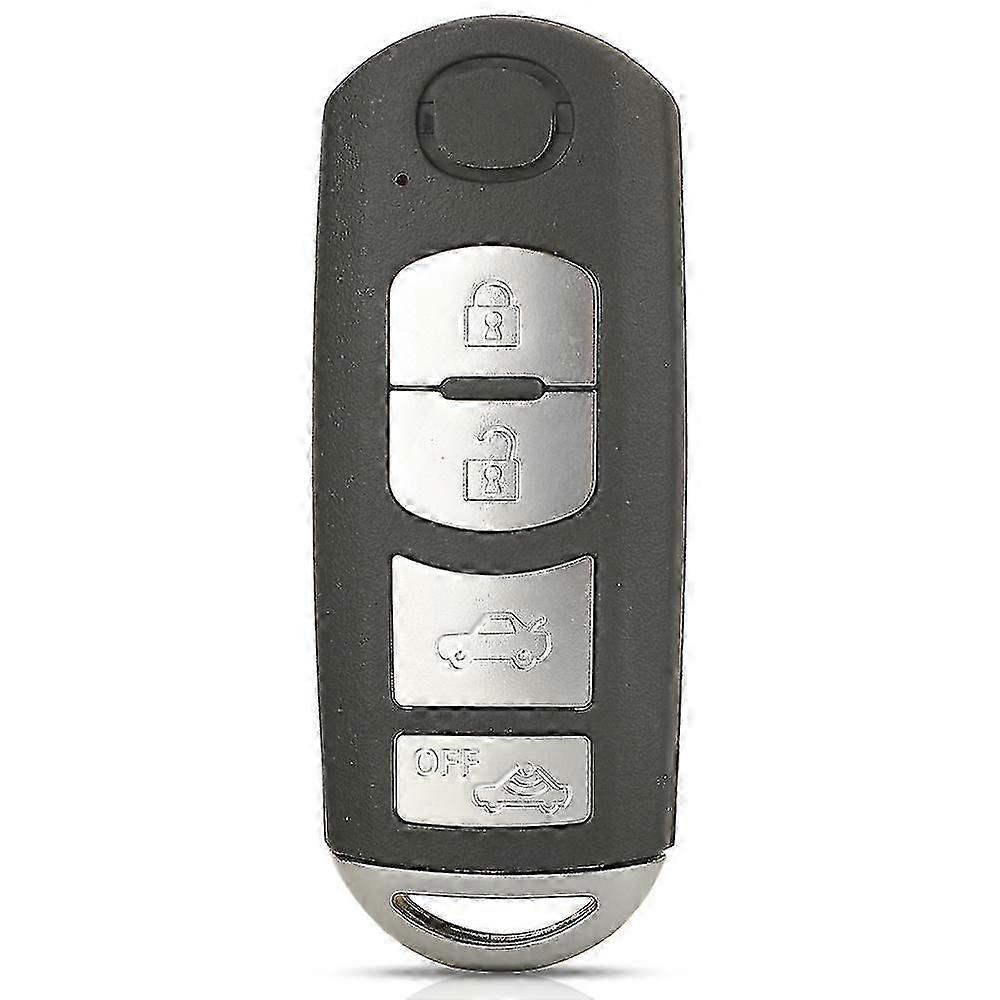 Coque de clé de voiture à distance pour Mazda 3 6 CX-3 Cx-5 Remplacement 3/2 + 1/4 Red Hold Button Smart Fob Maz24r Blade