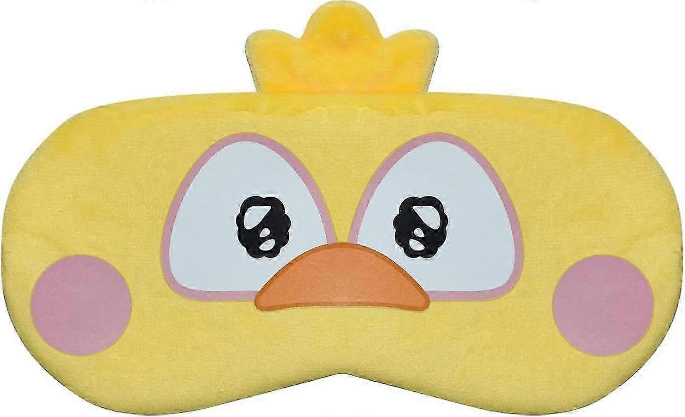 Soft Plush Eye Mask for Sleeping Travel Blockout Sleeping Masks Eye Cover Cute Animal Eyeshade