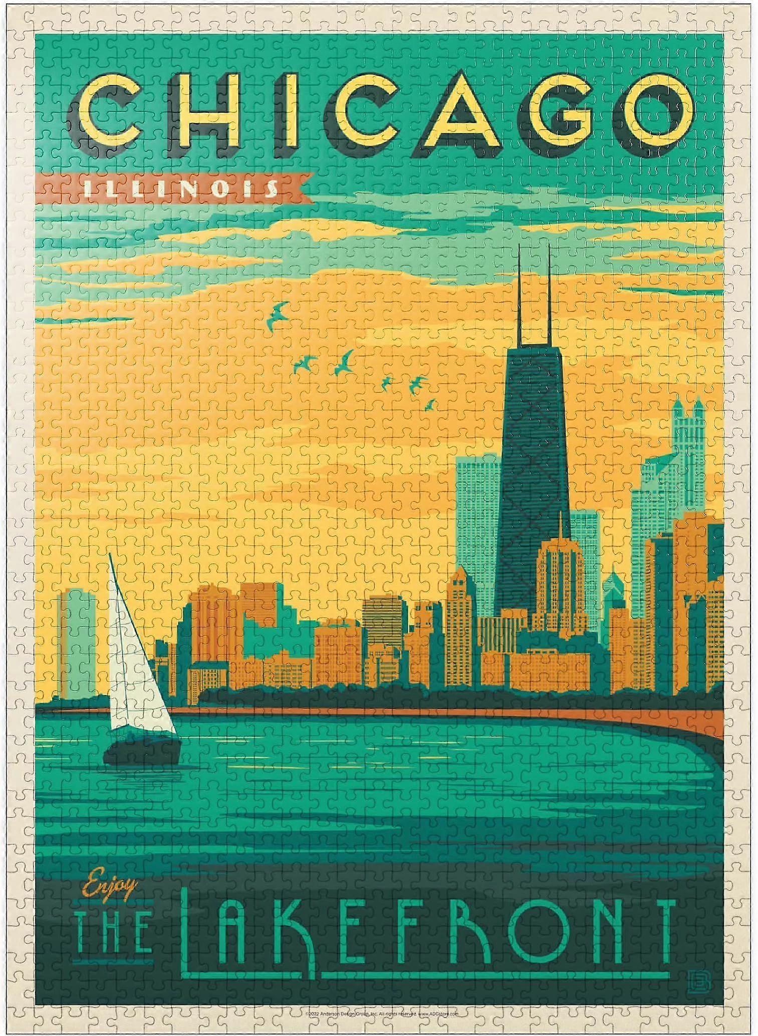 Chicago: Lakefront, Premium 1000 bitars pussel