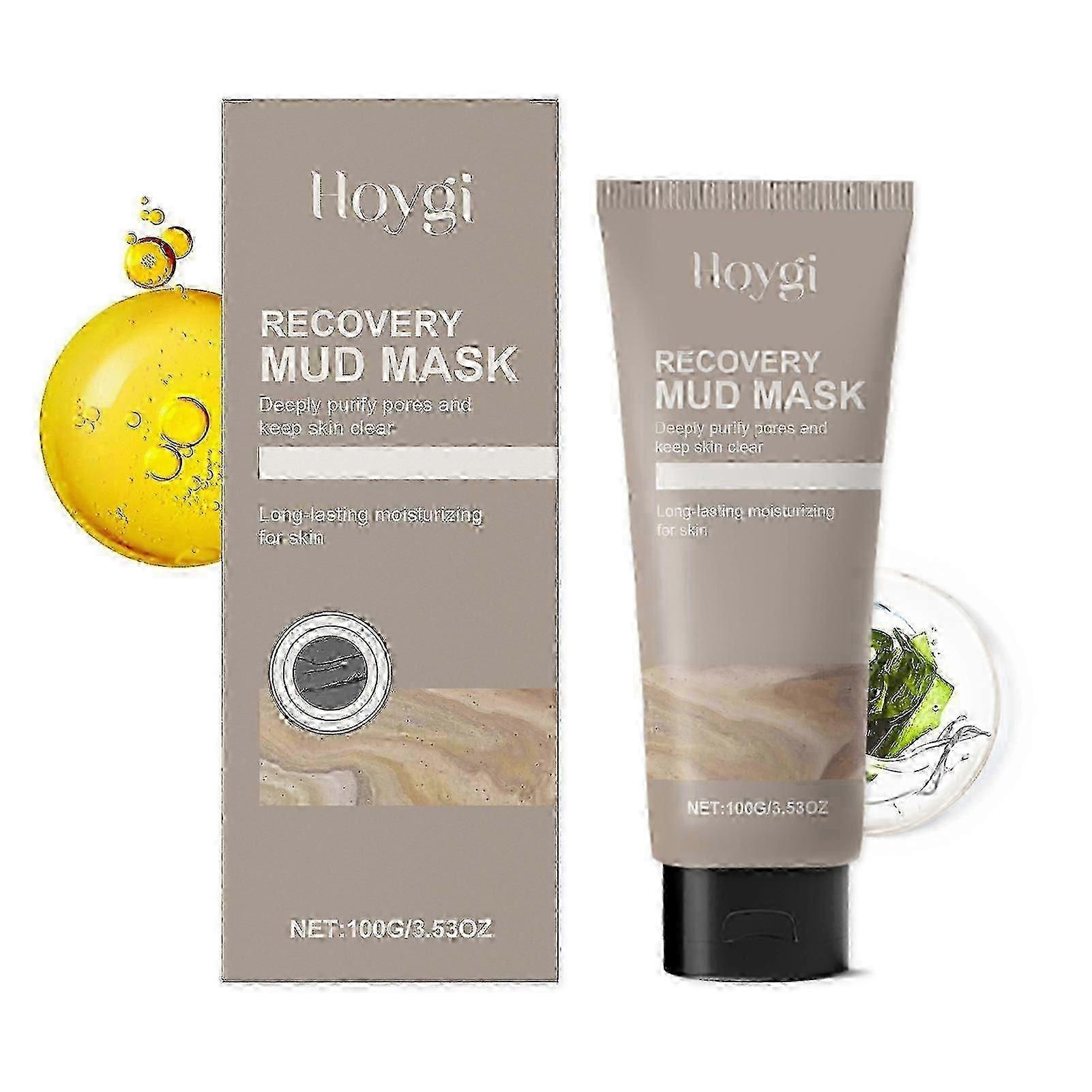 Recovery Mud Mask Oil Mud Mask Lasting Deep Pore For Women Men
