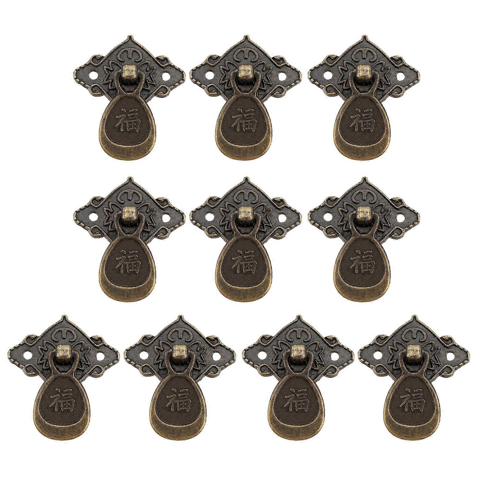 Here's a refined and professional product description based on your input:

 

**10pcs Antique Bronze Cabinet Handles – Durable Vintage Style Drawer