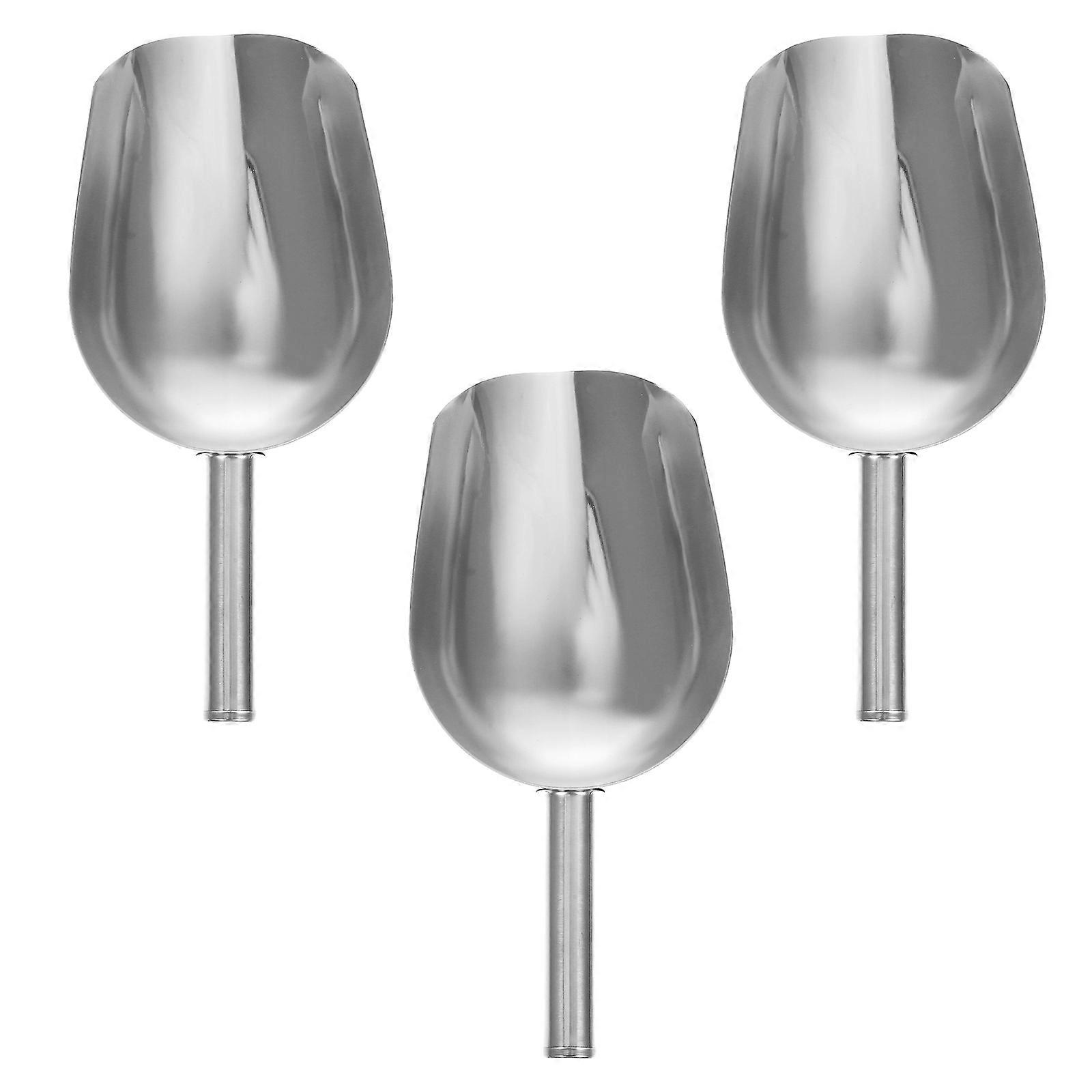 Scoops For Food Traditional Design Silver Grain Scoopet 27x11.5cm 3Pack