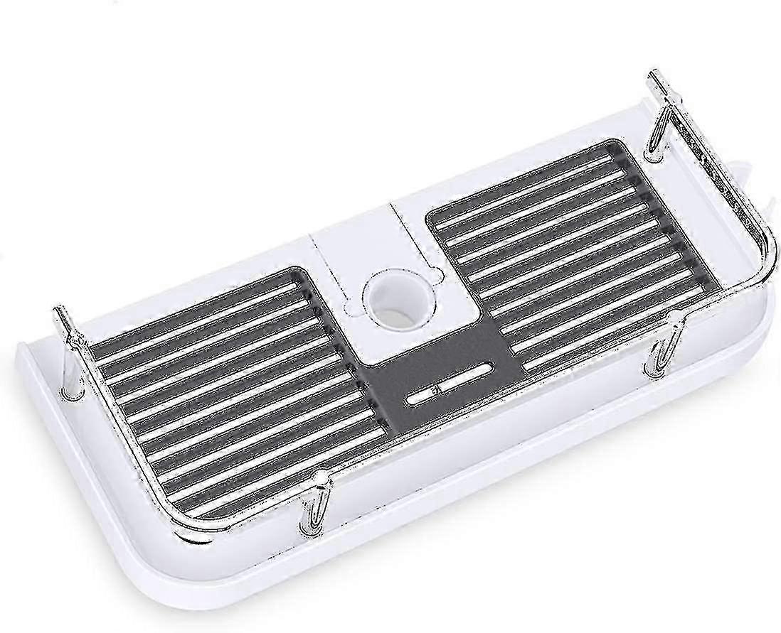 Adjustable Shower Bar Shelf, No-Drill Shower Rack for Shower Rail, Bathroom Shampoo and Soap Organizer