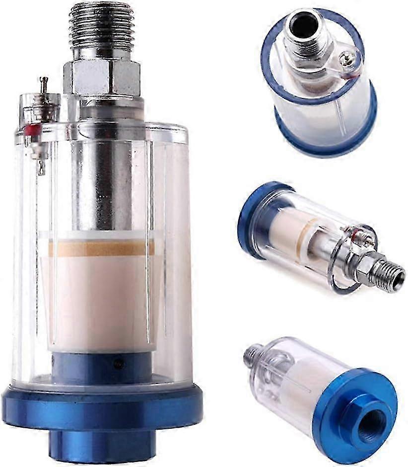 1/4 BSP Mini Air Filter Moisture Trap for Spray Gun, Air Compressor, Pneumatic Tool