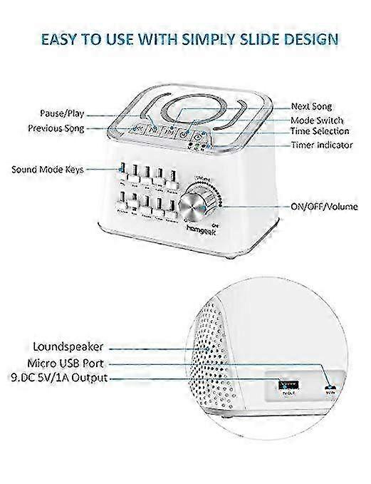 Sleep Aid Sound Machine for Better Sleep