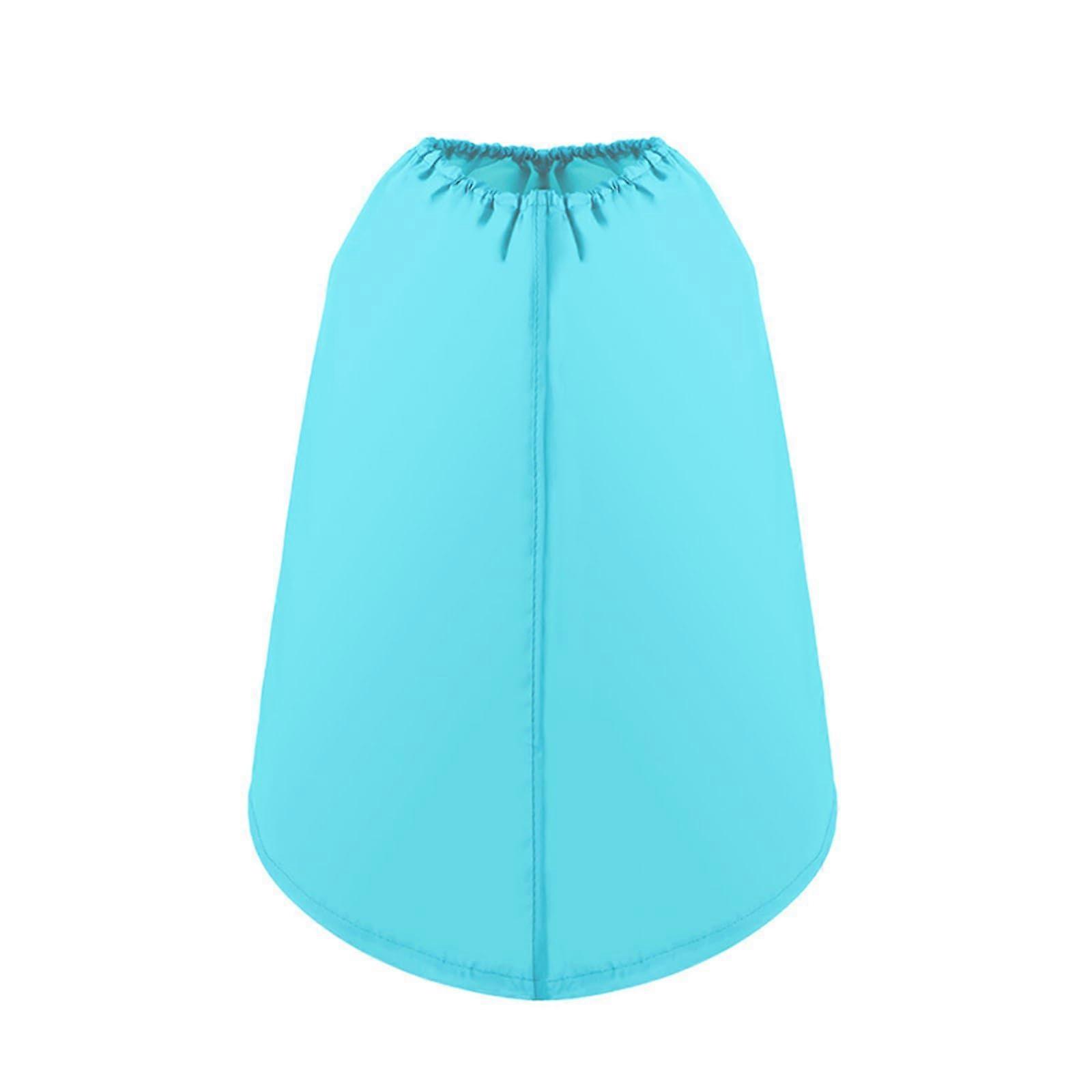 Foldable Foot Soak Bag, Fabric Cuff with Drawstring, Waterproof Insulation Blue