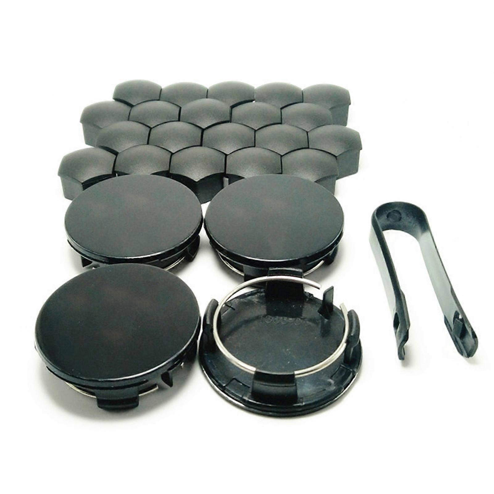 Hub Center Cap Kit Waterproof Scratch Resistant Wheel Hub Cap Screw Cap Set Replacement for Model 3 S X