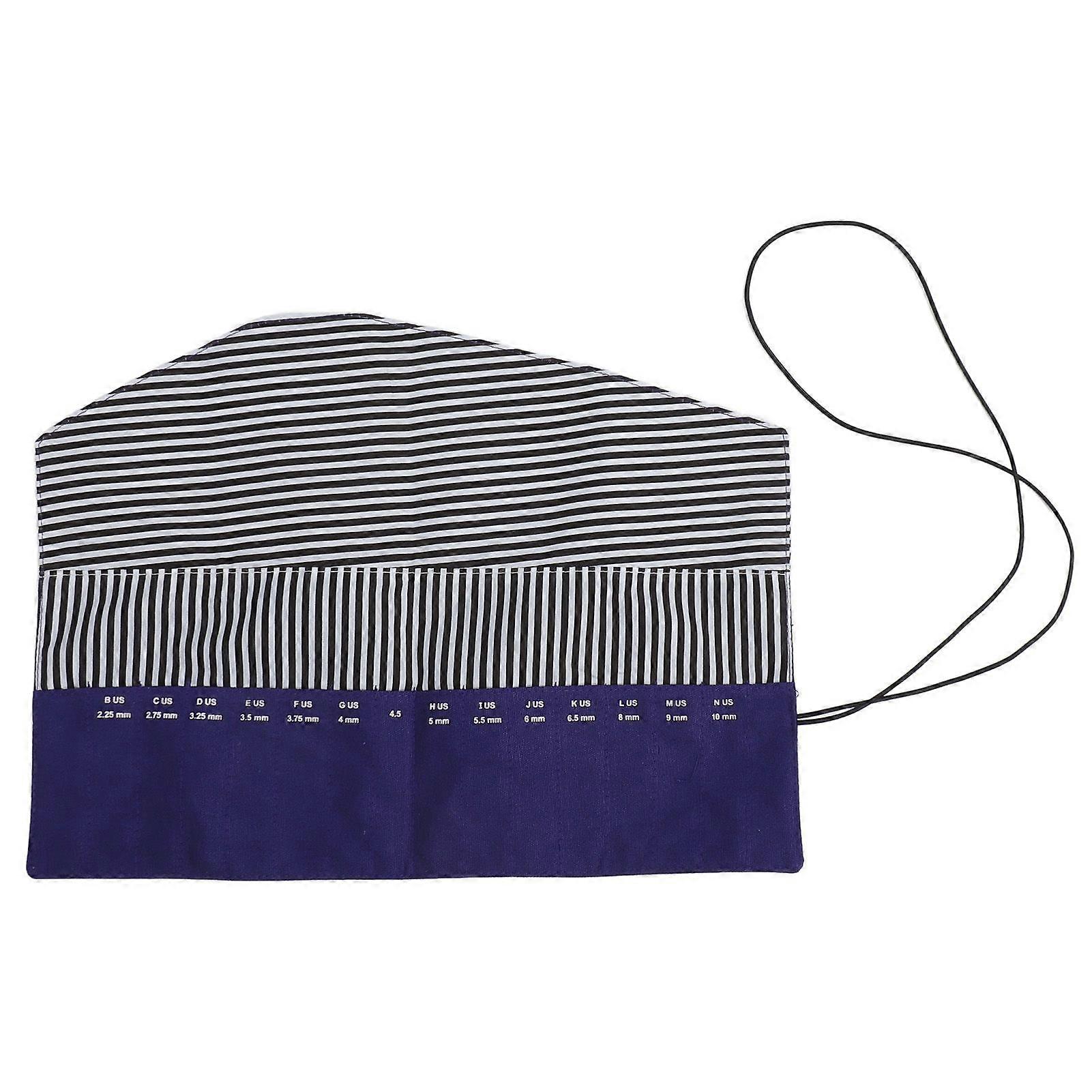 2025 Latest Model  Crochet Hook Rolling Organizer Folding Oxford Cloth