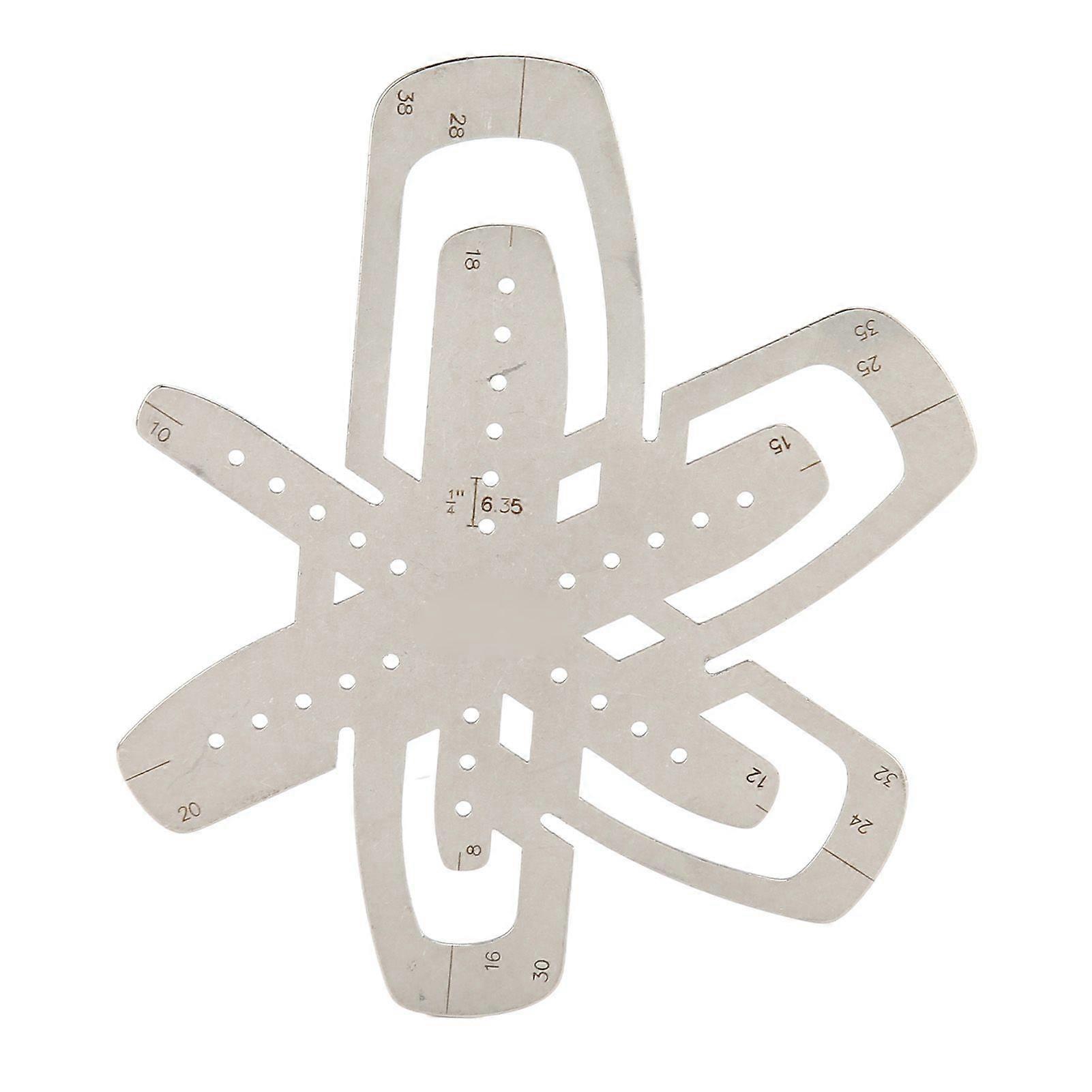 2025 Latest Model  Leather Corner Cutting Ruler Professional High Accuracy