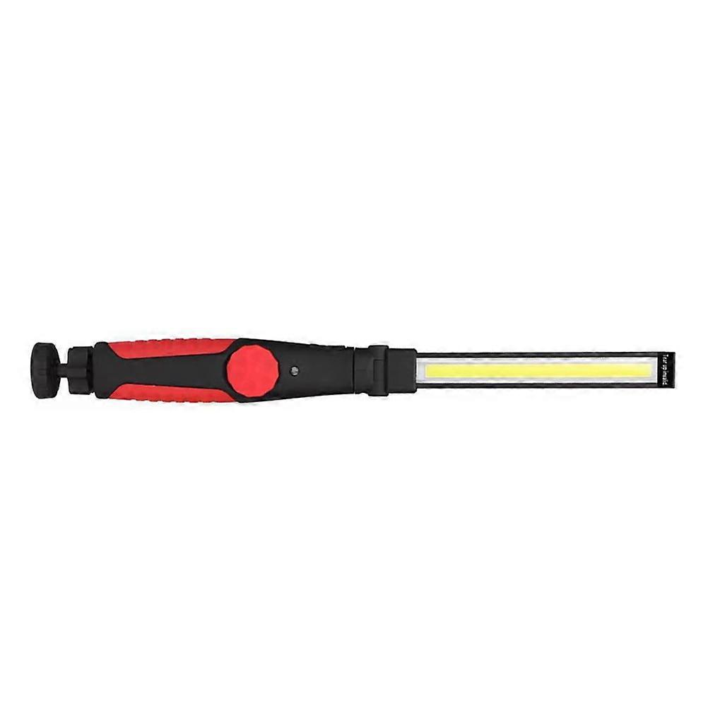 Led Light Rechargeable Cob Led Flashlight For Inspection And Multi Purpose Work Light Red 1Set