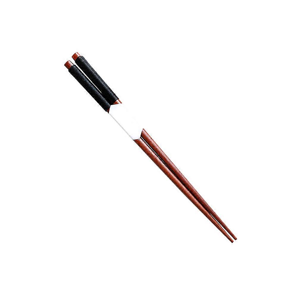 Reusable Chopsticks Wooden Pointed Head Household Chopsticks Skid Resistance Comfortable to Handle 3 Pairs Black