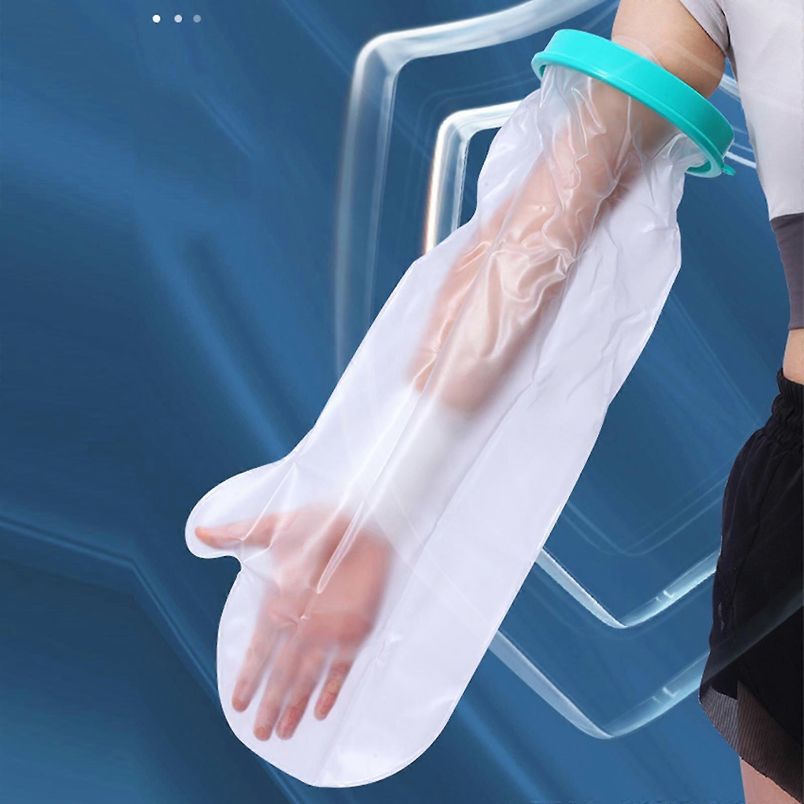Återanvändbart PICC Line duschskydd hand, PICC Line Sleeve Protetcor, handgjutet skydd för dusch, ärmpåse för gips, sår, bandageförbandsskydd