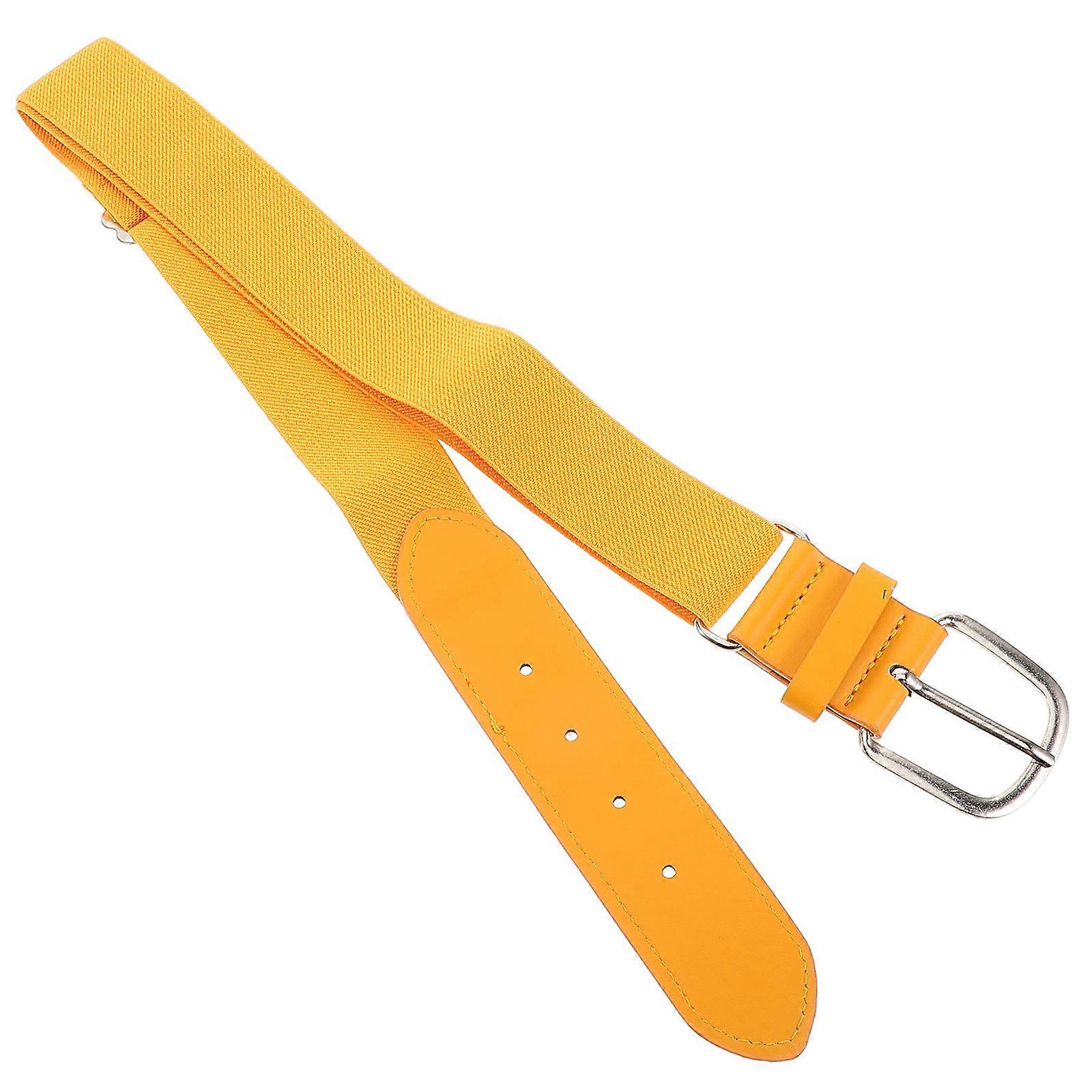 Elastic Comfort Youth Baseball Belt Durable Use Adjustable Fit Orange 72.50X4.80X1.30CM 1Pcs