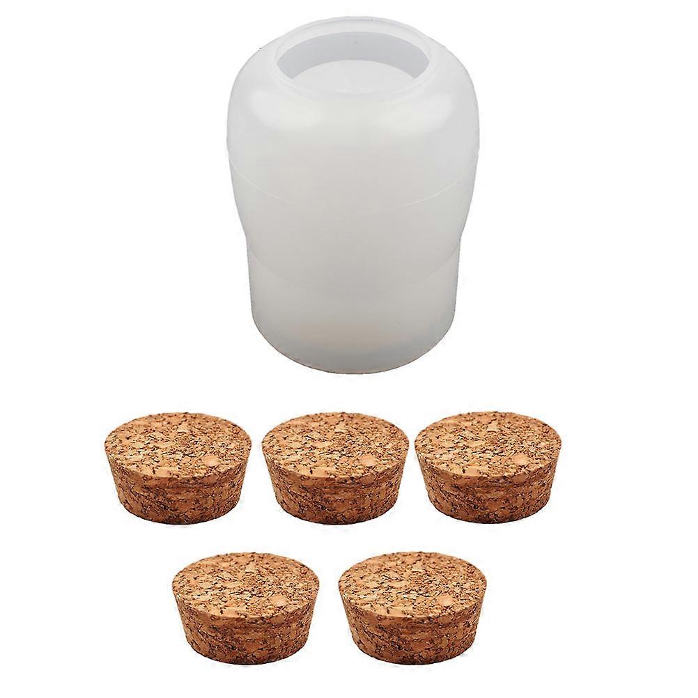 Resin Jar Molds Silicone Bottle Molds For DIY Enthusiasts Easy To .8X8.6cm 1 Set