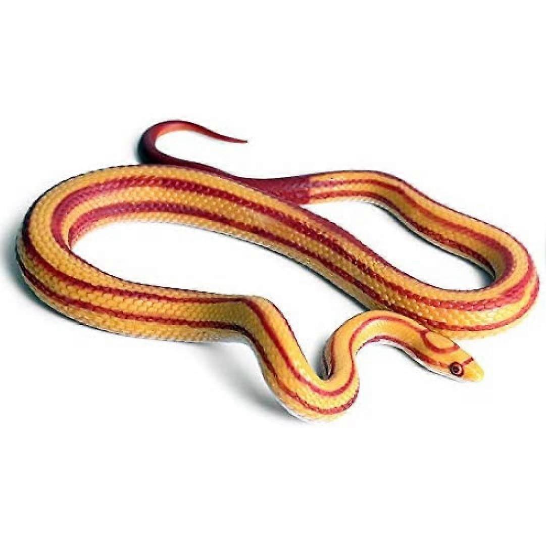 Realistic Rubber Grain Snake Toy for Garden Props and Practical Joke