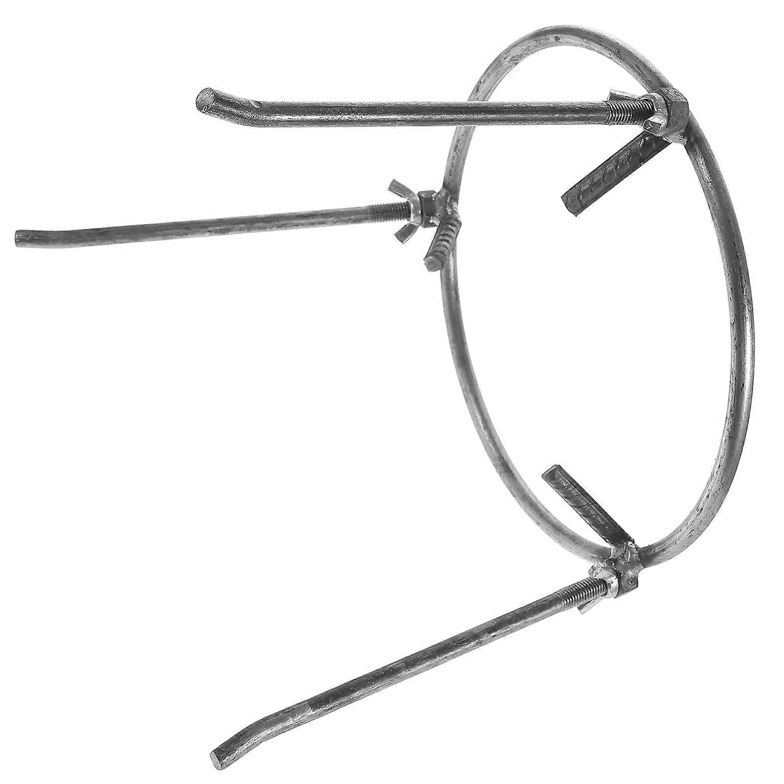 Durable Carbon Steel Camping Tripod Stand for Open Fire Cooking, Outdoor BBQ, Hiking, and Picnic – Versatile No Tool Assembly for Heavy Cookware