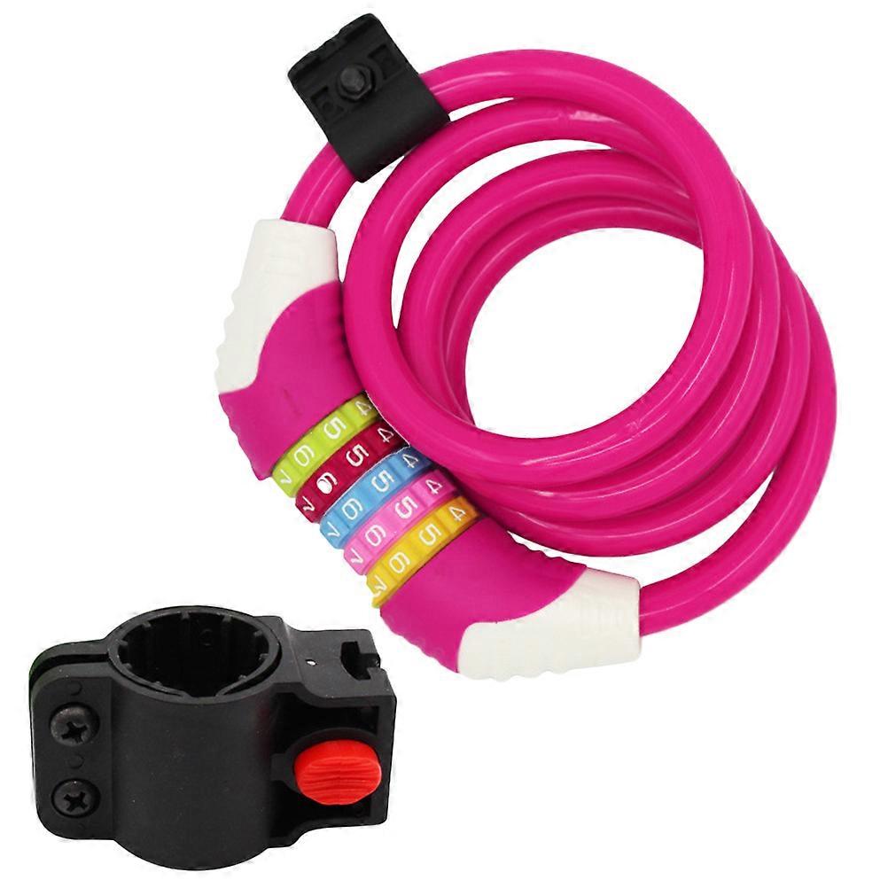 It looks like you're sharing a product title or description for a **combination steel wire bike lock**. Let me help you clean this up or provide a