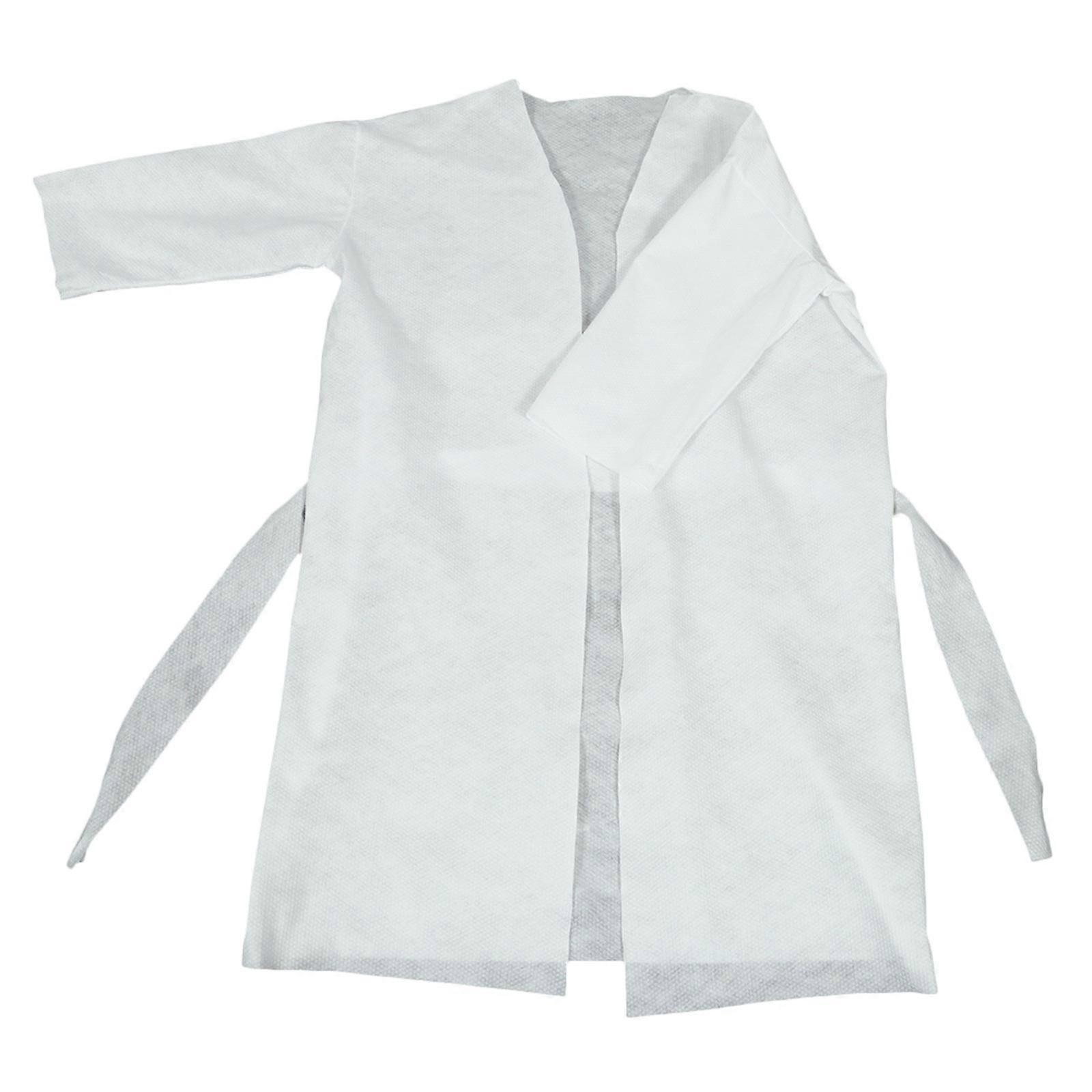 Practical Disposable Bathing Clothing Bathrobe Home Use Cotton 1Pcs