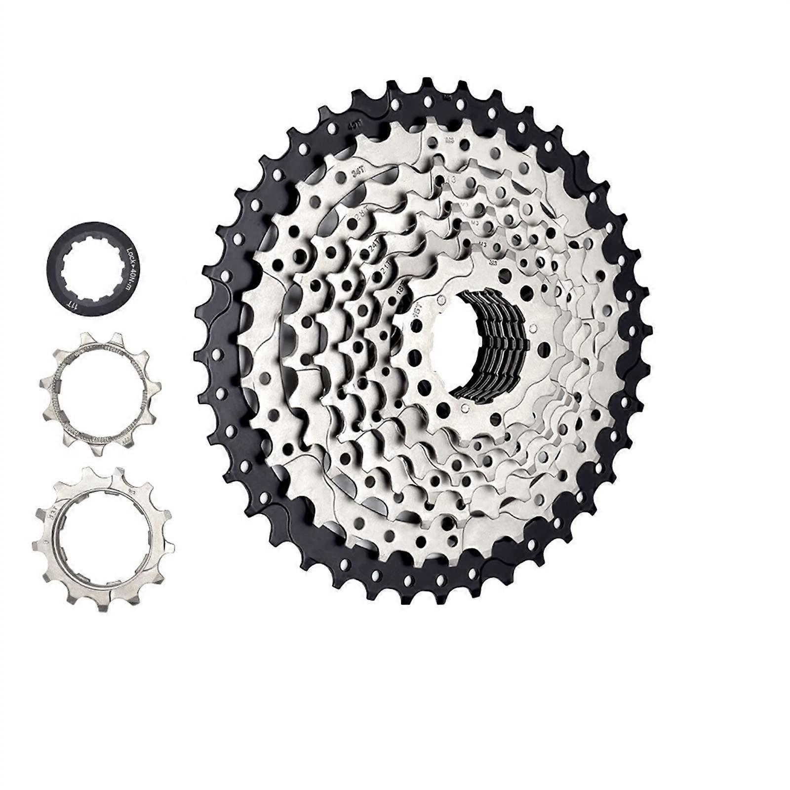 Longlasting, easytoinstall MTB freehub 8 9 10 11 12 speed mountain bike freehub 1132 36 40 42 46 50T sprocket K7 bicycle cassette (Color: 9S 40T)