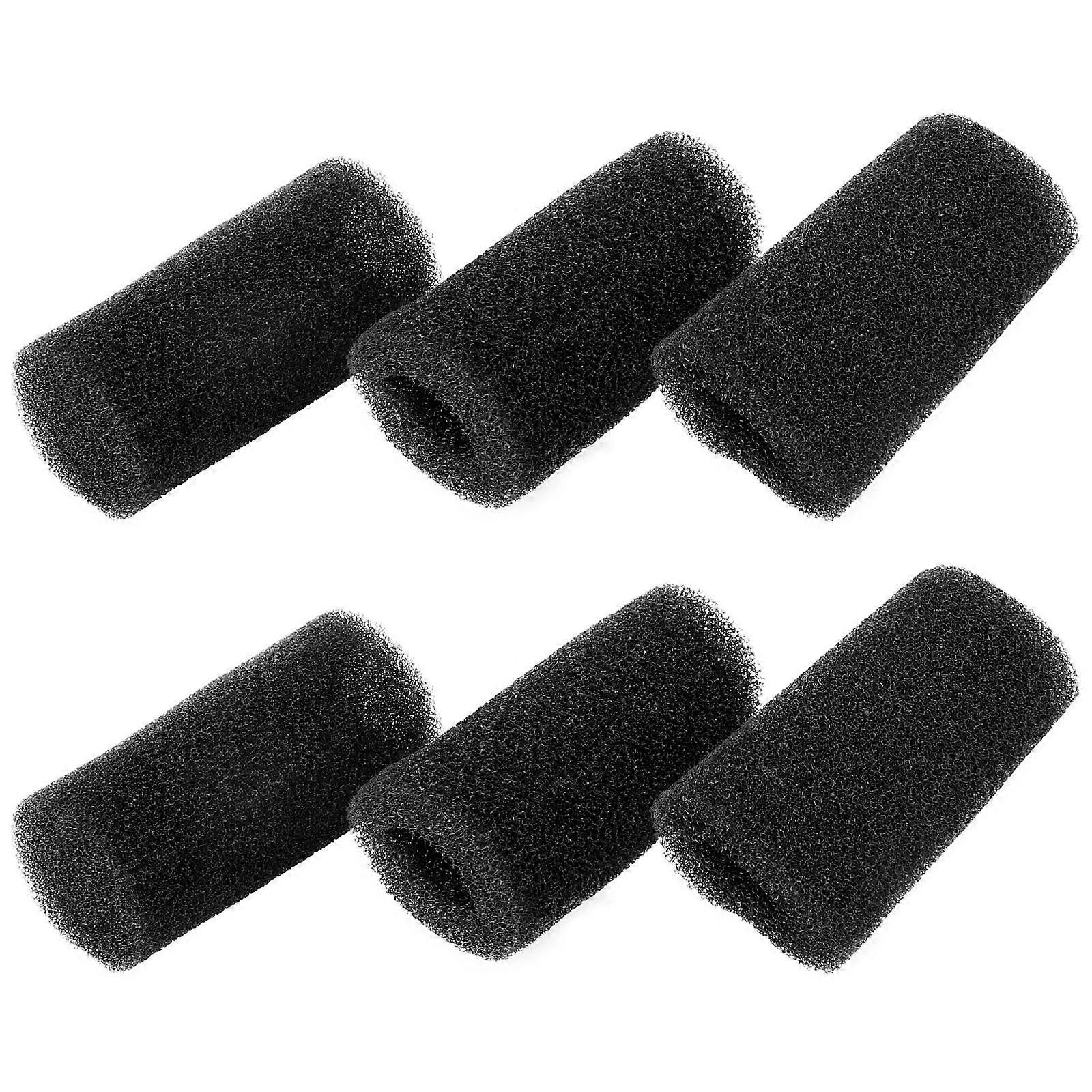 Fish Tank Sponge Filter Pre-Filter for Water Filtering 6Pcs Replacement
