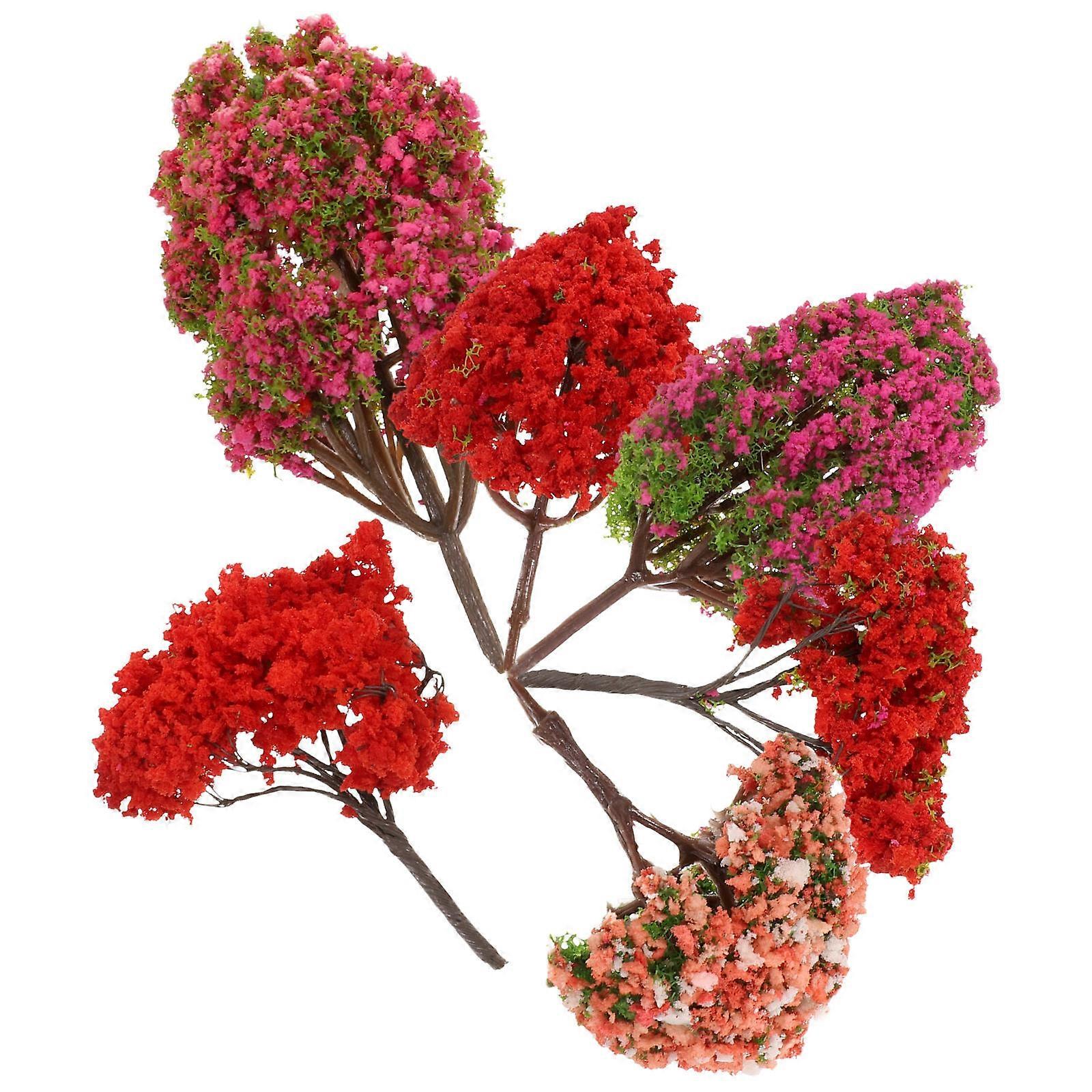 Small Artificial Plants Miniature Decor PVC 40x66mm 1Pack