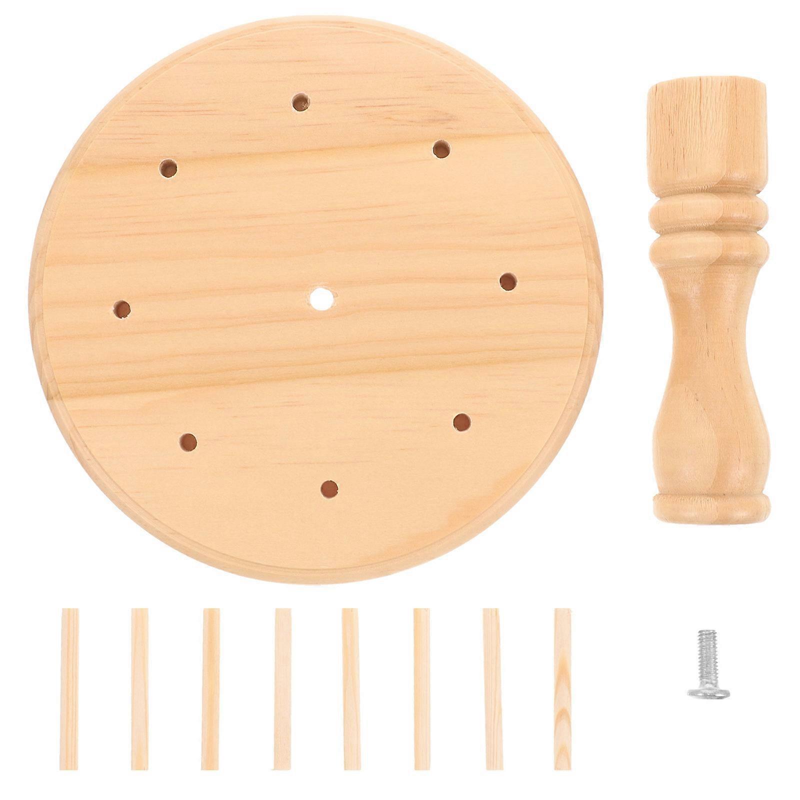 Wooden Embroidery Thread Rack Spool Organizer for Sewing, Quilting, and Knitting – Practical DIY Craft Yarn Holder to Prevent Tangles and Improve