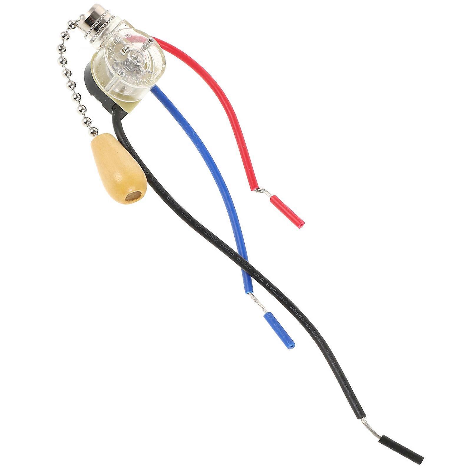 Electrical Pull Chain Switch Accessory On 3.00X2.50X1.50CM Office Use 1Set